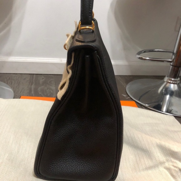 Hermes Togo Kelly Retourne 25 Black - Picture 5 of 13